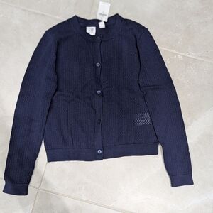 2/$25 NWT GAP Kids Navy Blue Cardigan • Size S (6–7)